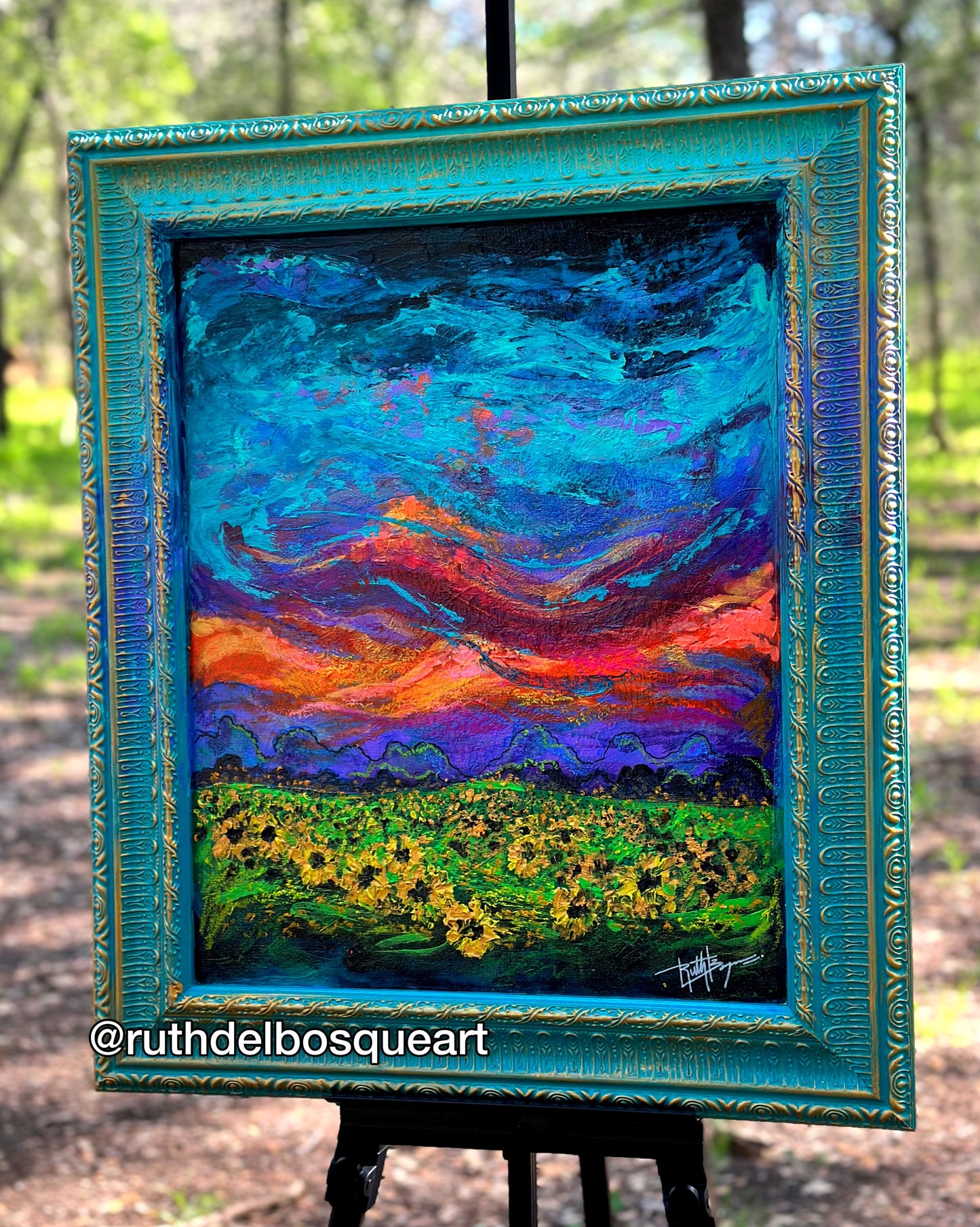 Sunset Flowers - Series Romantic