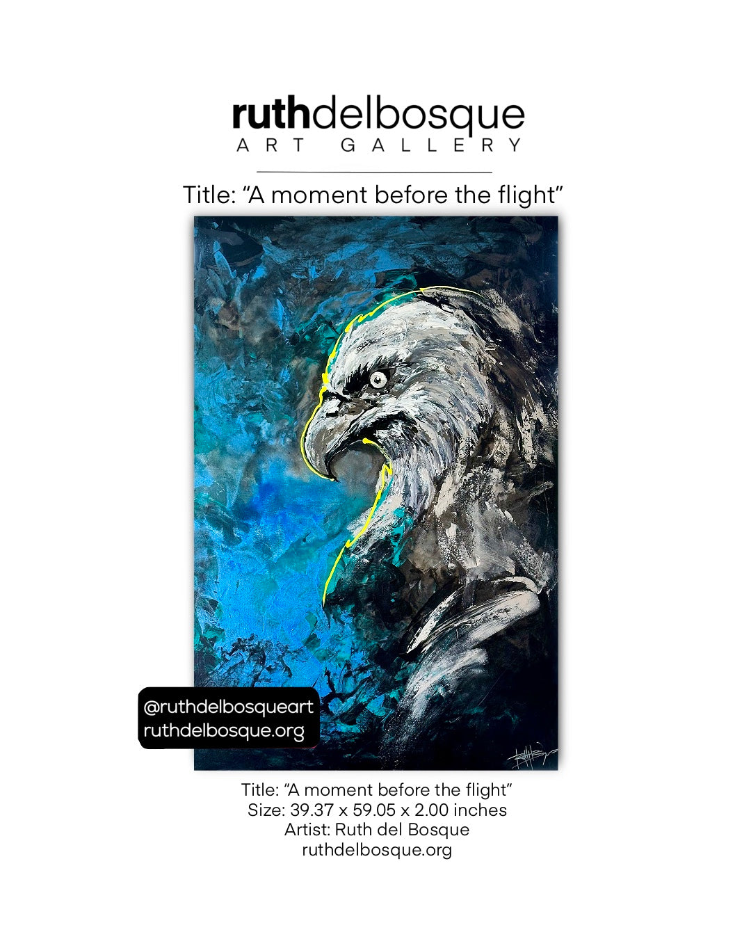 A moment before the flight