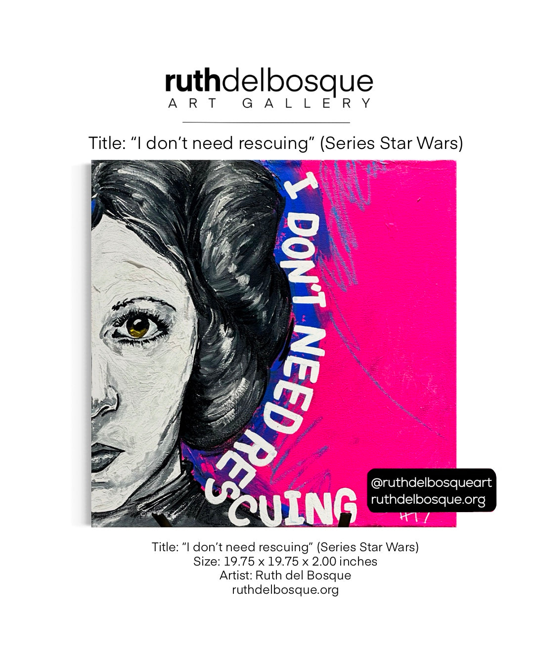 I don’t need rescuing - Series Star Wars