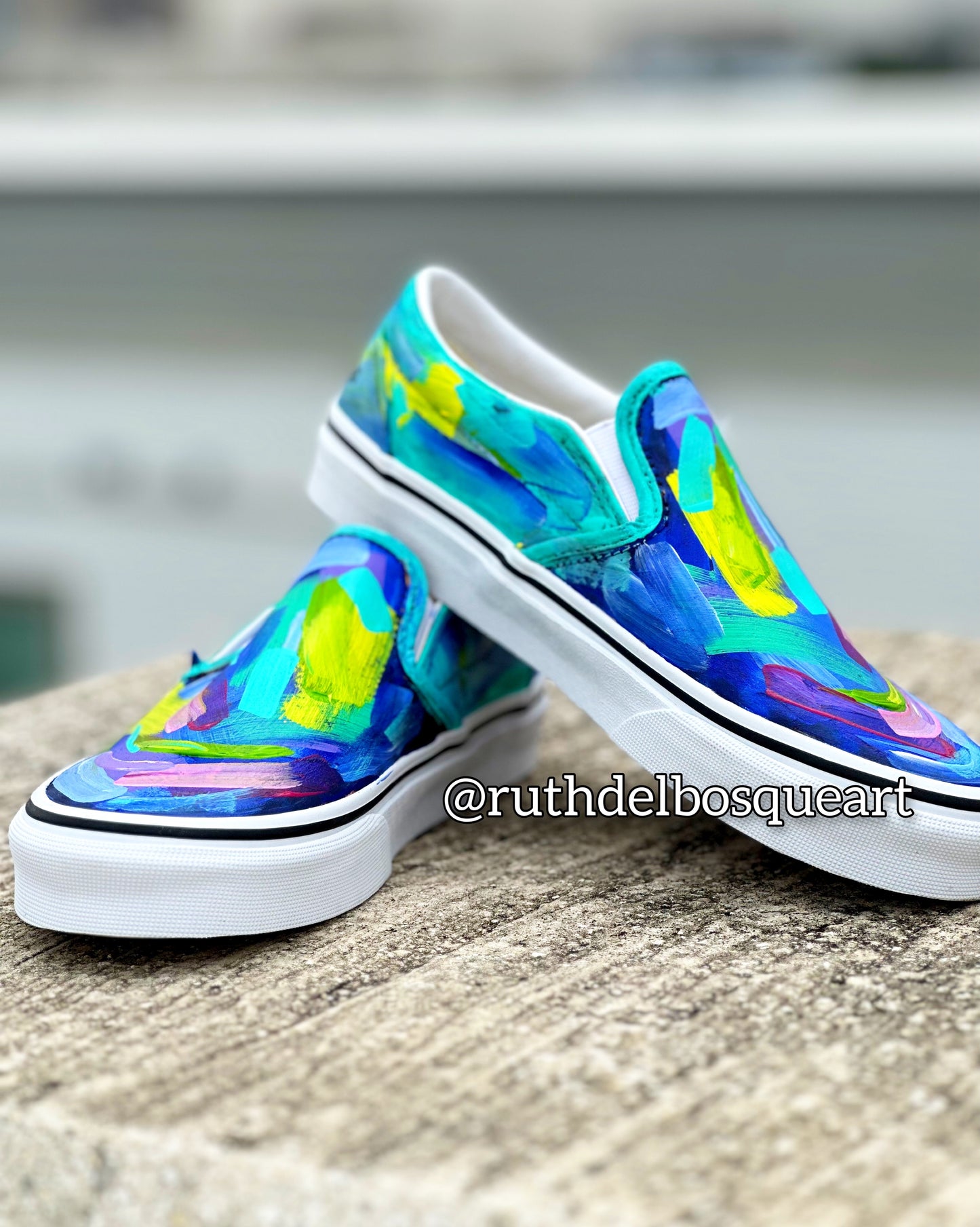 Art Sneakers - Rainbow Mint