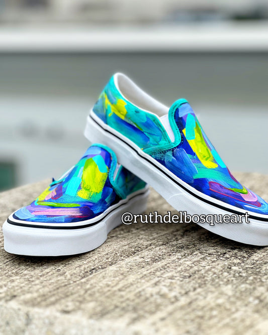 Art Sneakers - Rainbow Mint