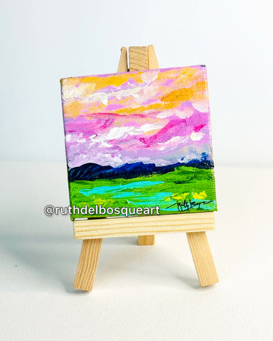Mini Canvas with Easel Series - 34