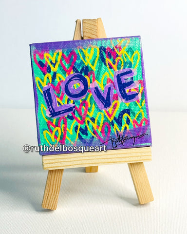 Mini Canvas with Easel Series - 38